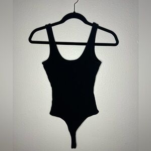 Black tank bodysuit